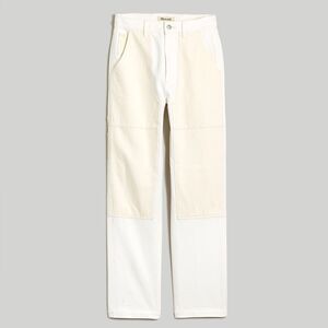 Madewell NWT The 90s Straight Jean: Two-Tone Workwear Edition Size 26